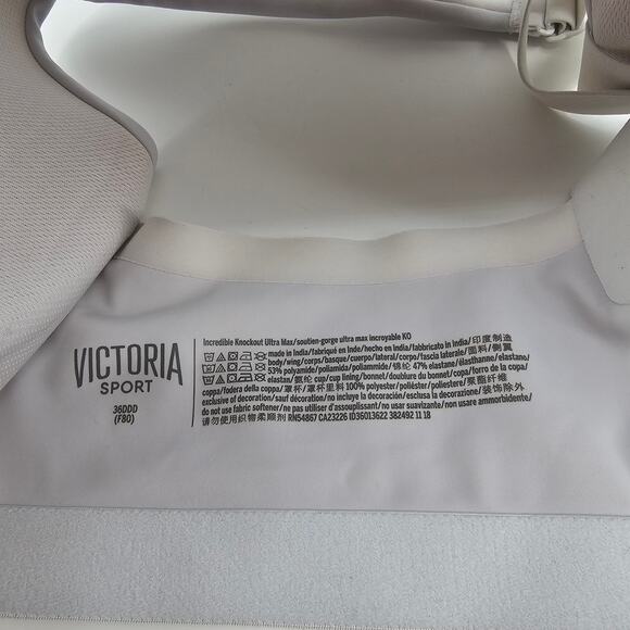Victoria's Secret Sweat Point Knockout ULTRA Max Support Sport Bra 36DDD 3521 - Picture 3 of 5
